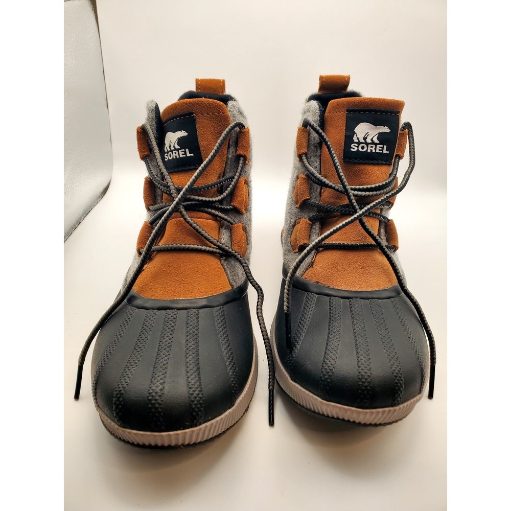 Sorel Out N About III Classic Waterproof Boots - Grey/Tan - Size 8.5 - Like New! - Picture 12 of 12